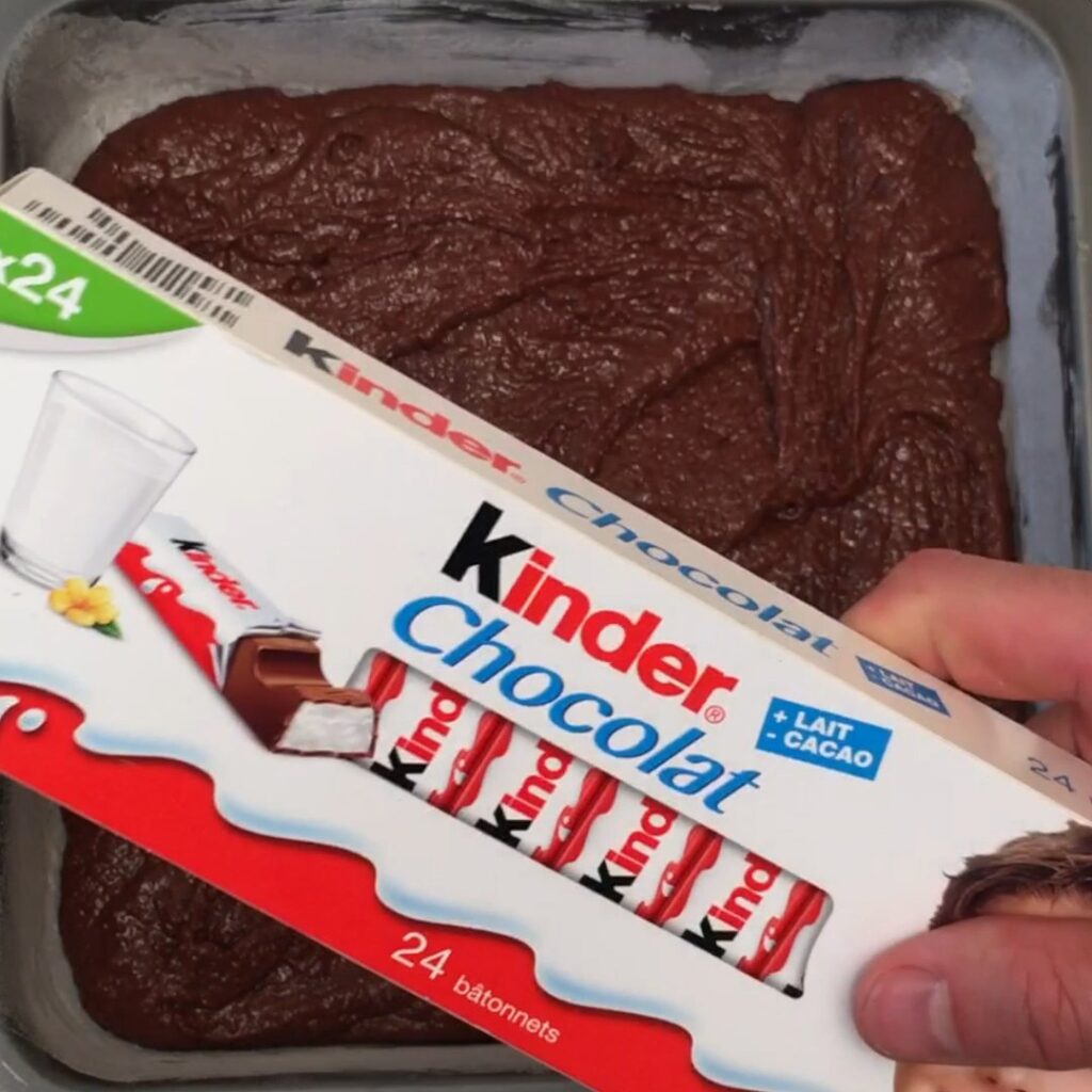 Brownie au kinder