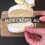 Mini crêpes camembert