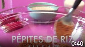 Pépites de riz au lait