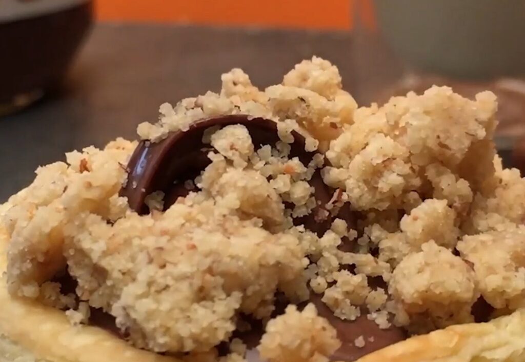 Mini crumble Nutella