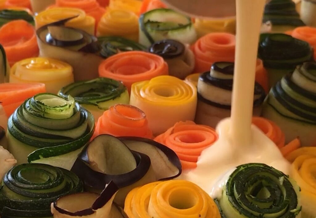 Veggie Flower Pie