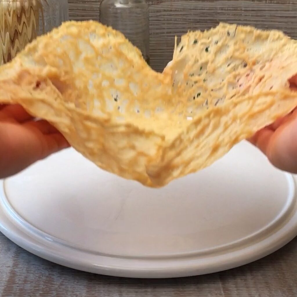 Linguine in a Parmesan Bowl