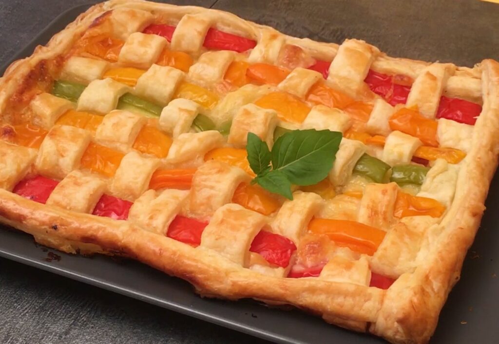 Torta salata arcobaleno