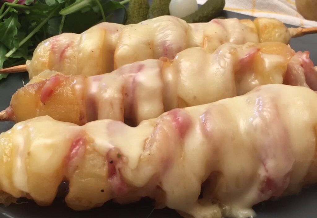 Brochette raclette