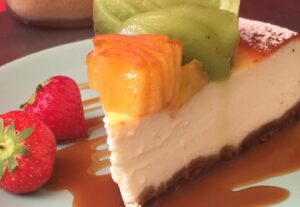 Tarta de queso de petit suisse