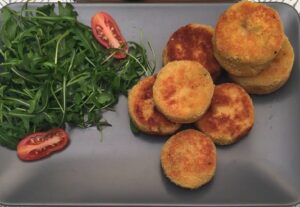 Les courgettes panées