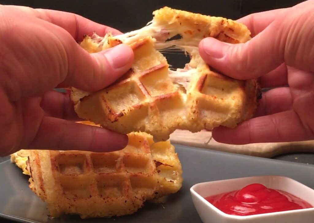 La gaufre mozzarella