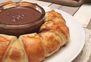 Nutella banana crown