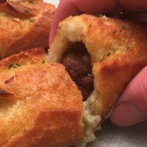 Pão de alho recheado