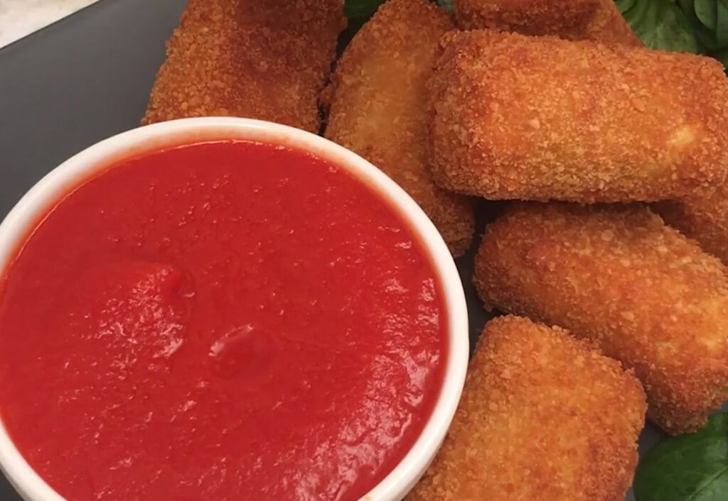 Cannelloni impanati e fritti