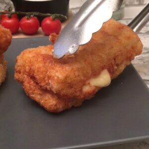 Misto-quente de tapioca frito
