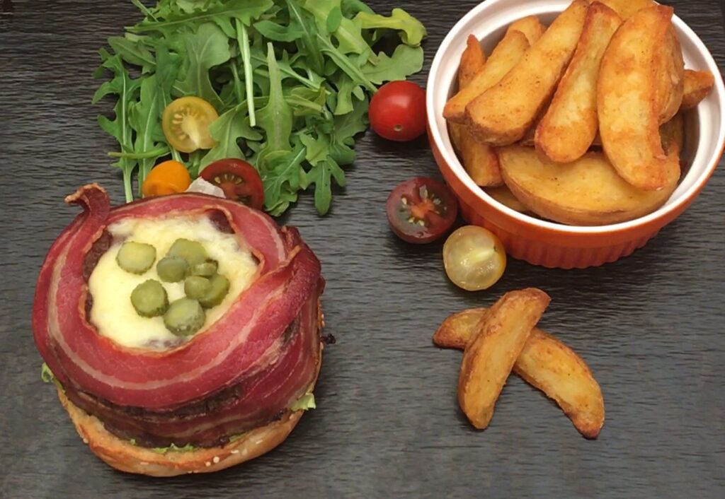 Hamburguer raclette