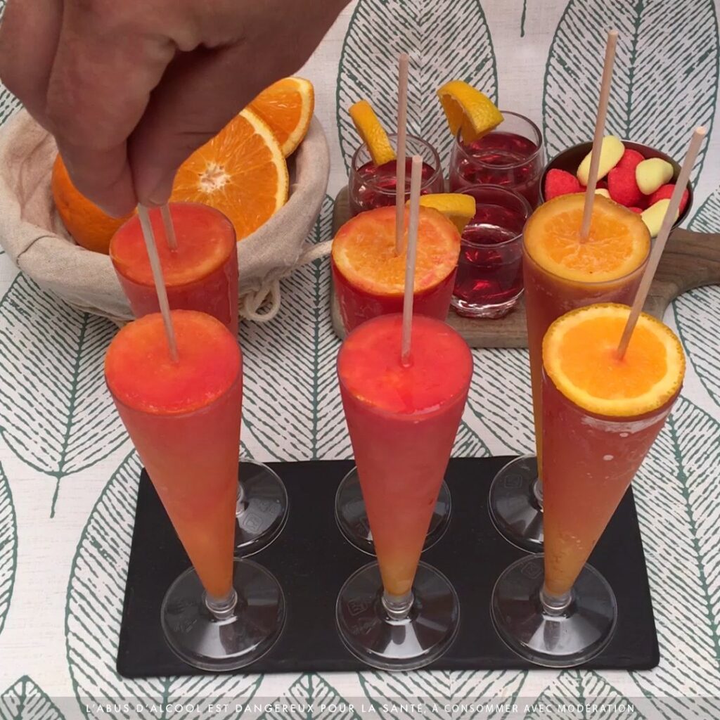 Sorbetto Tequila sunrise