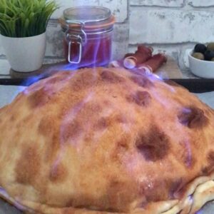Pizza flambé