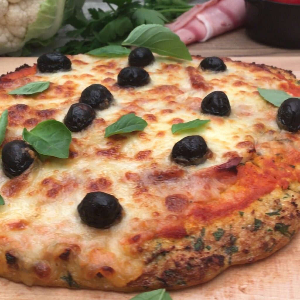 Pizza de couve-flor