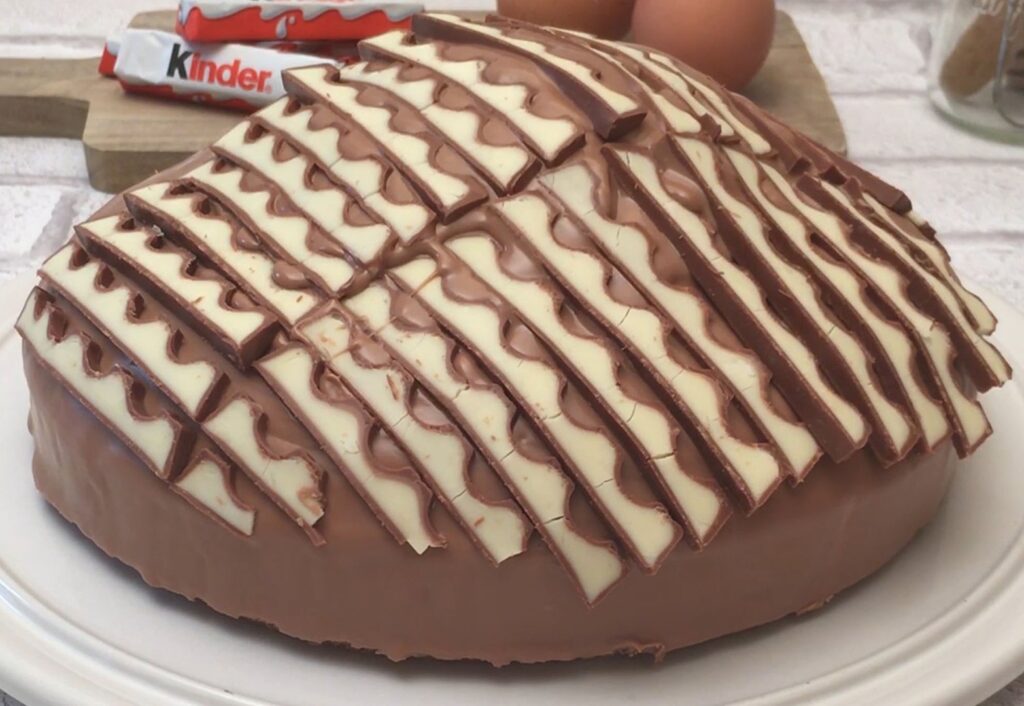 Tarta cebra de barritas kinder®