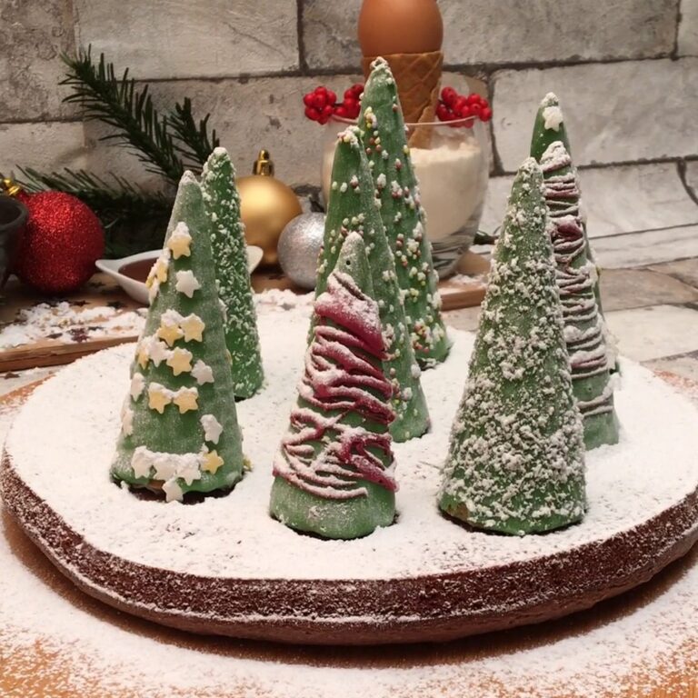Brownie foresta natalizia