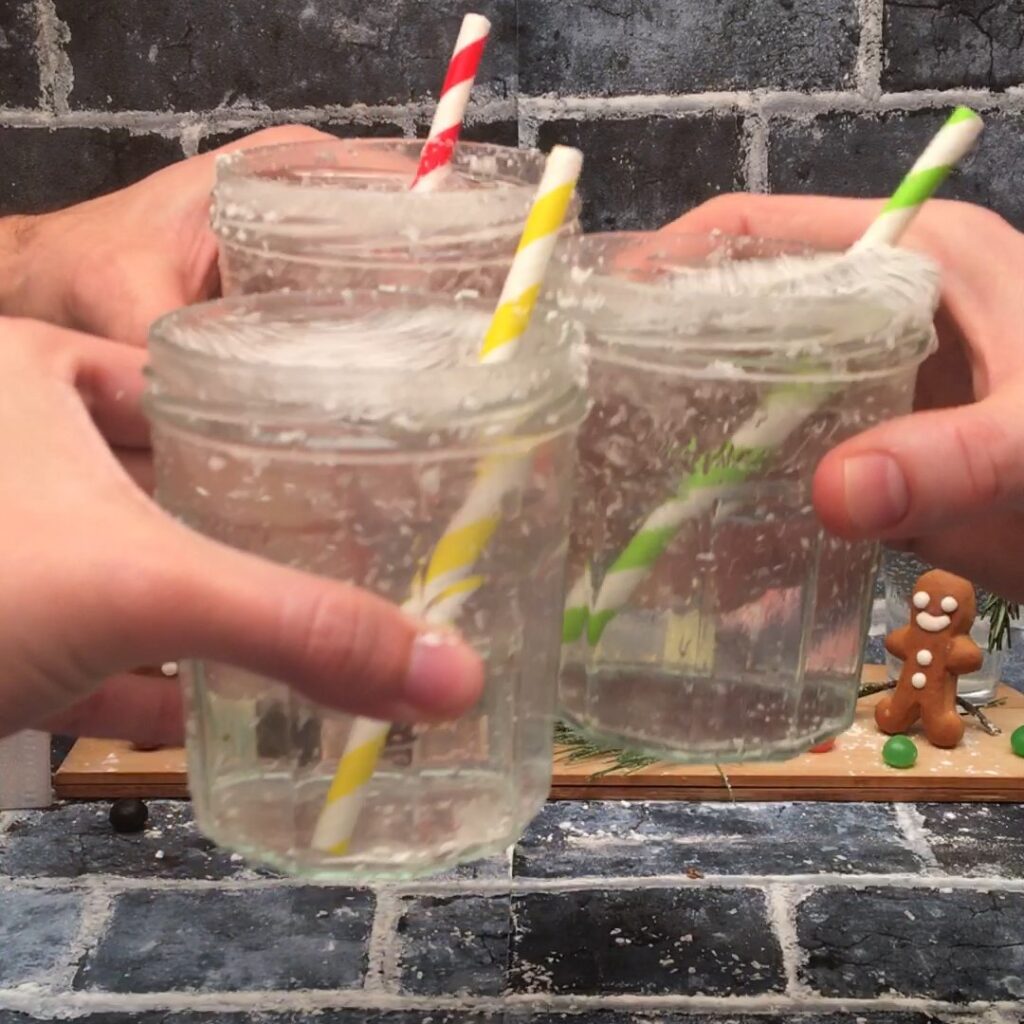 Schneekugel-Cocktail