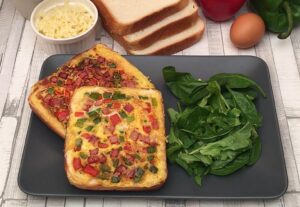 Le toast omelette