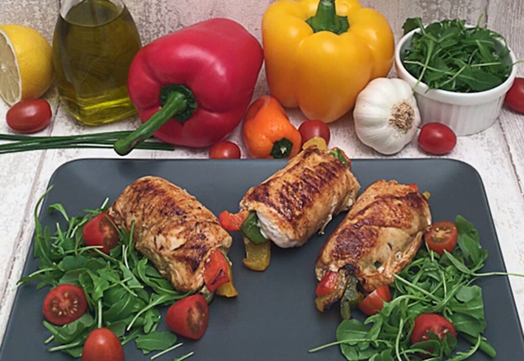 Frango arco-íris