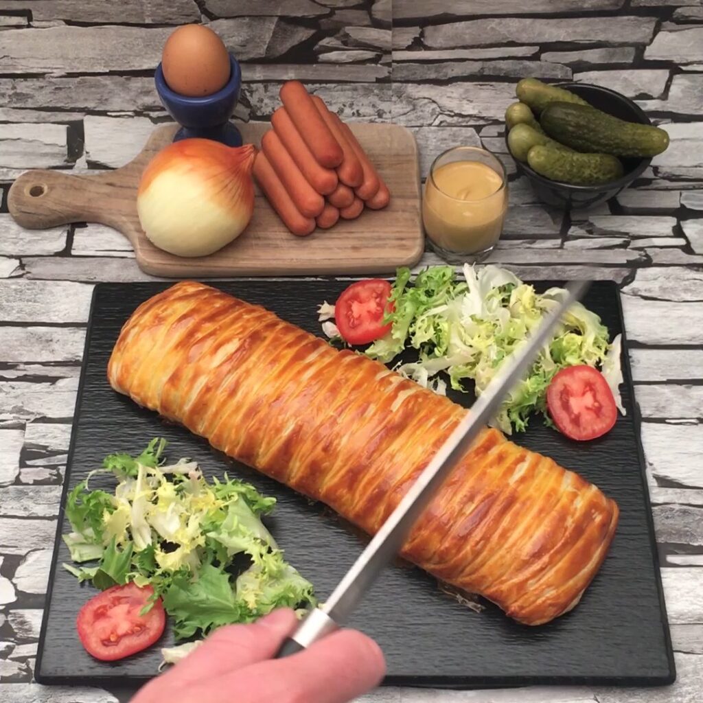 Puff Pastry Hot Dog