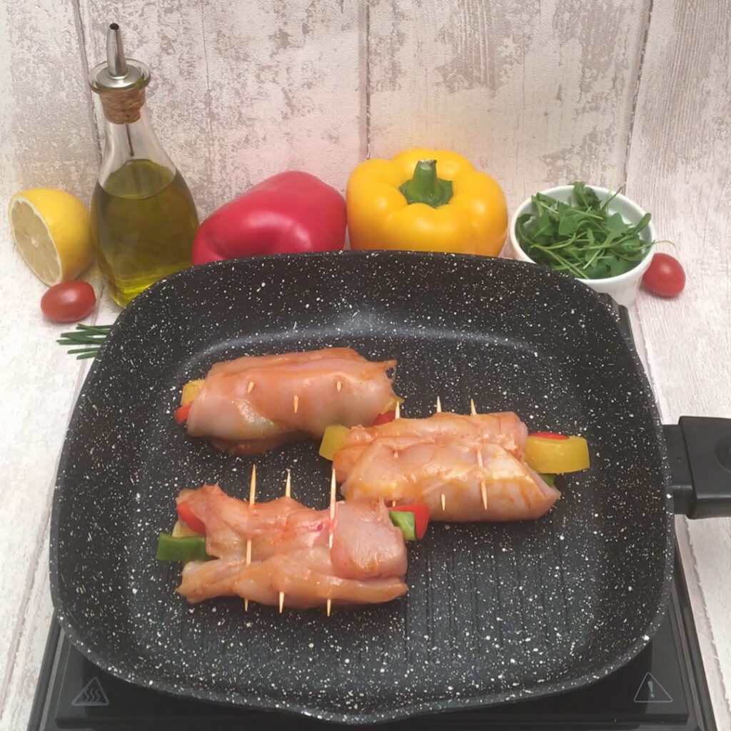 Pollo colorido