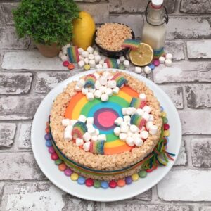 Regenbogen-Kuchen