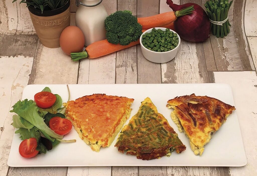 Quiche 6 legumes light