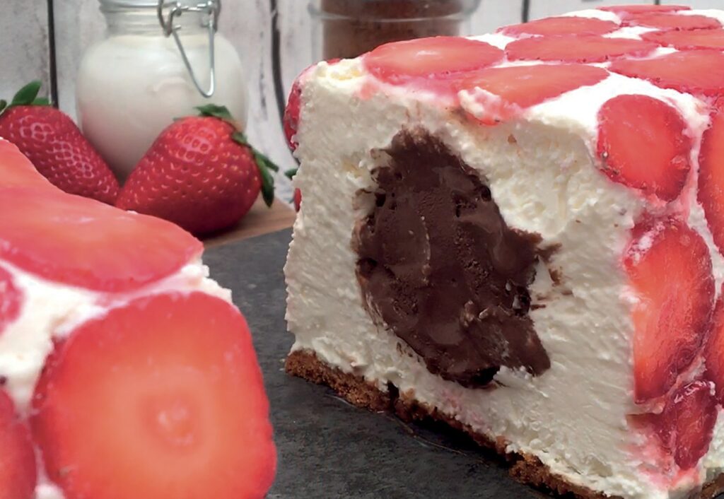 Semifreddo de morango