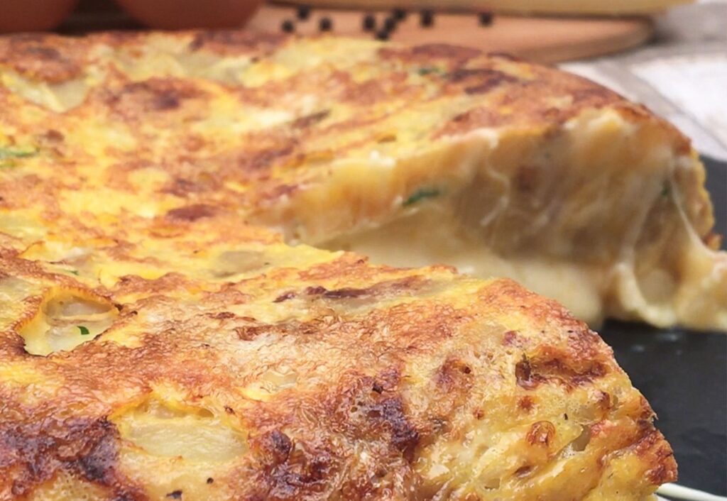Omelete cremosa