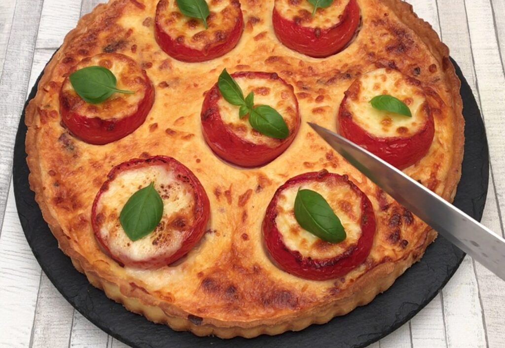 Tarte tomate mozza