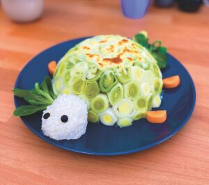 La tortue poireau