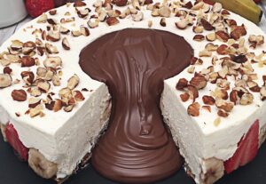 Gâteau glacé au cœur fondant