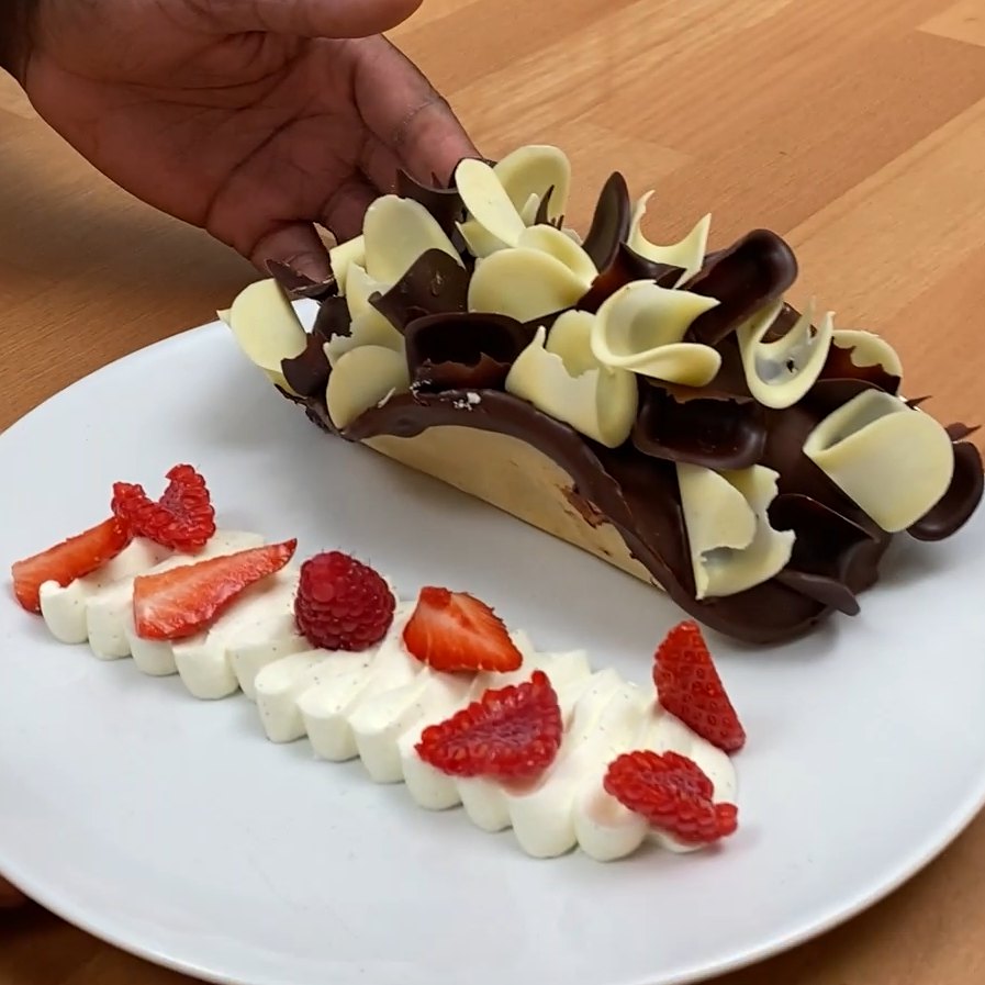 Crêpe banane chocolat