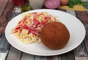 Almôndega onion ring