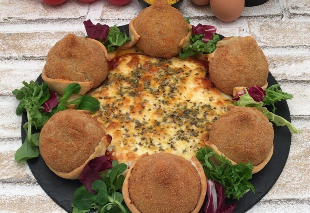 Pizza coxinha