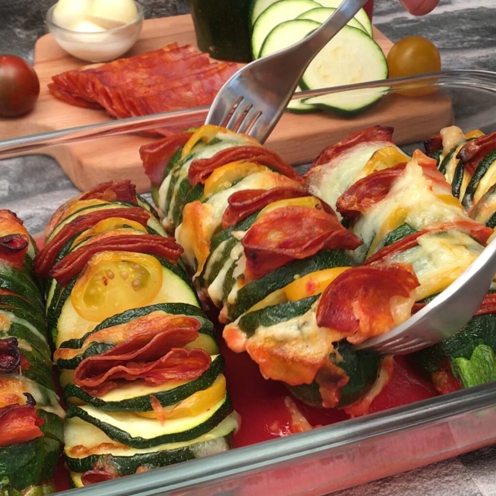 Zapallitos gratinados