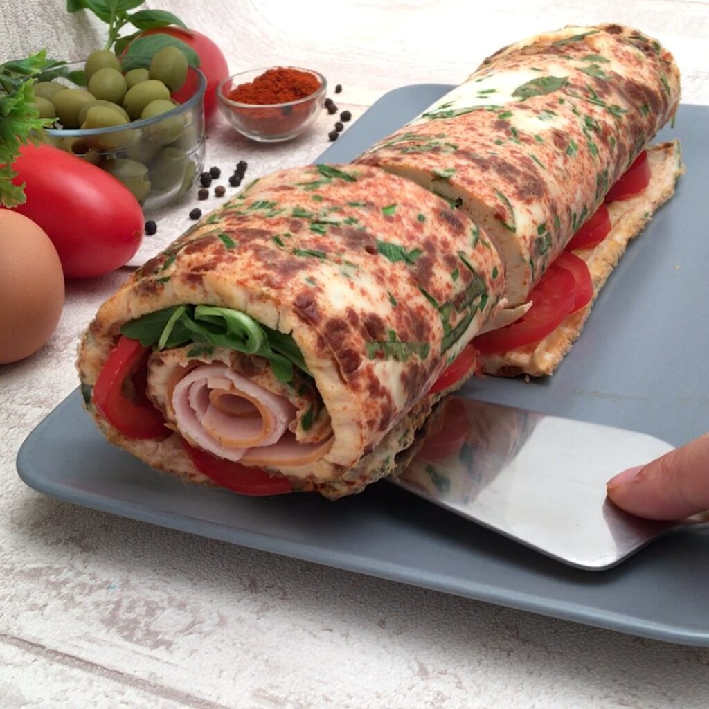Omelete enroladinho