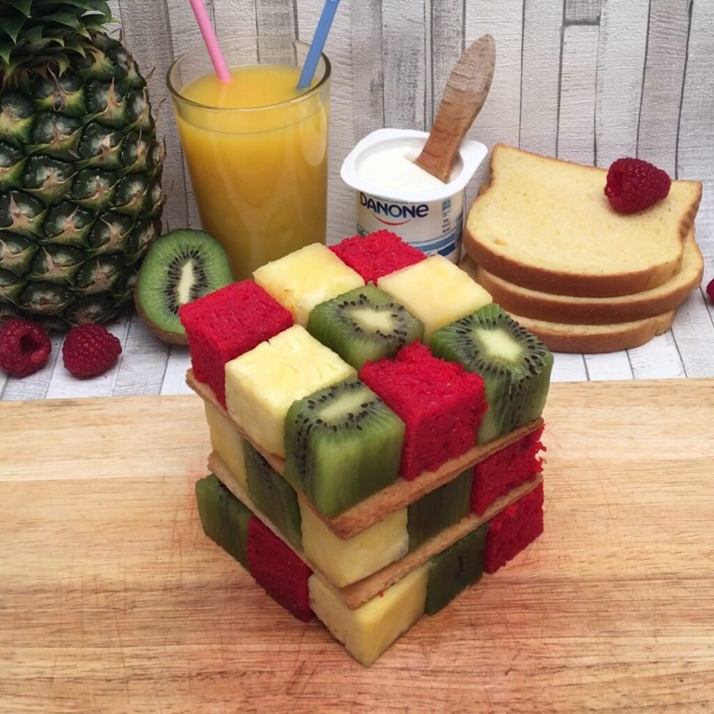 Cubo Rubik frutal