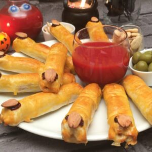 Dedos de bruja de Halloween