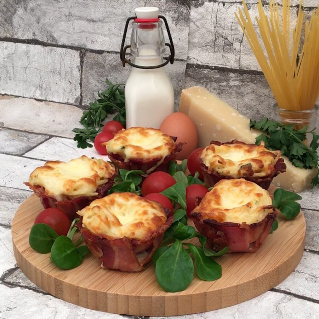 Muffin carbonara