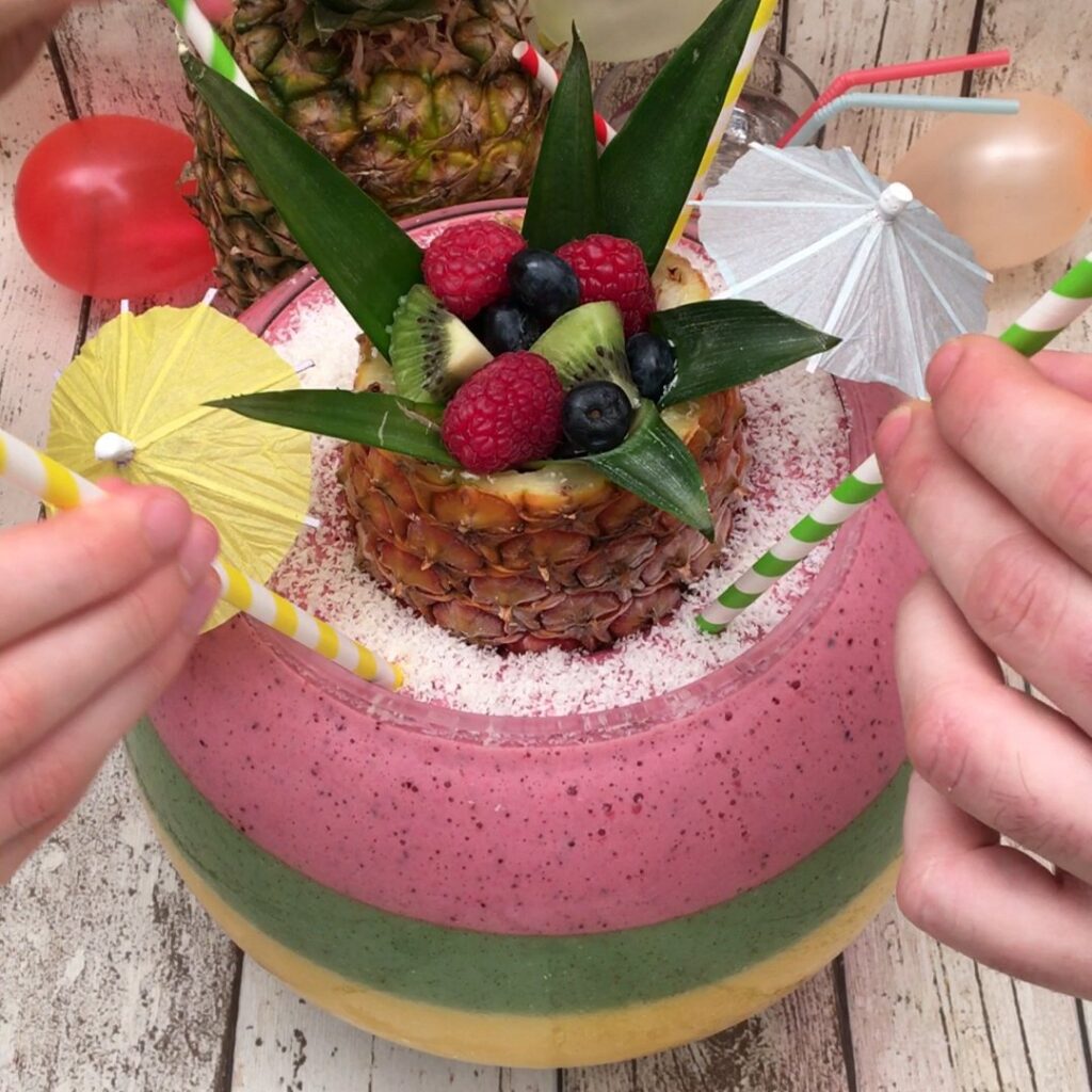 Cocktail arc-en-ciel
