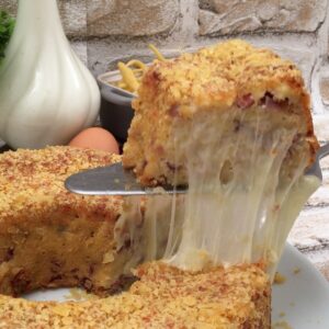 Käsespätzle-Torte!