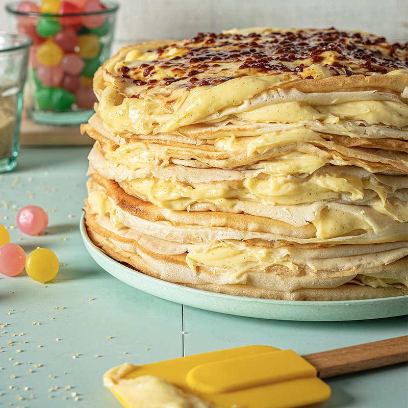 Gâteau crêpes brûlées
