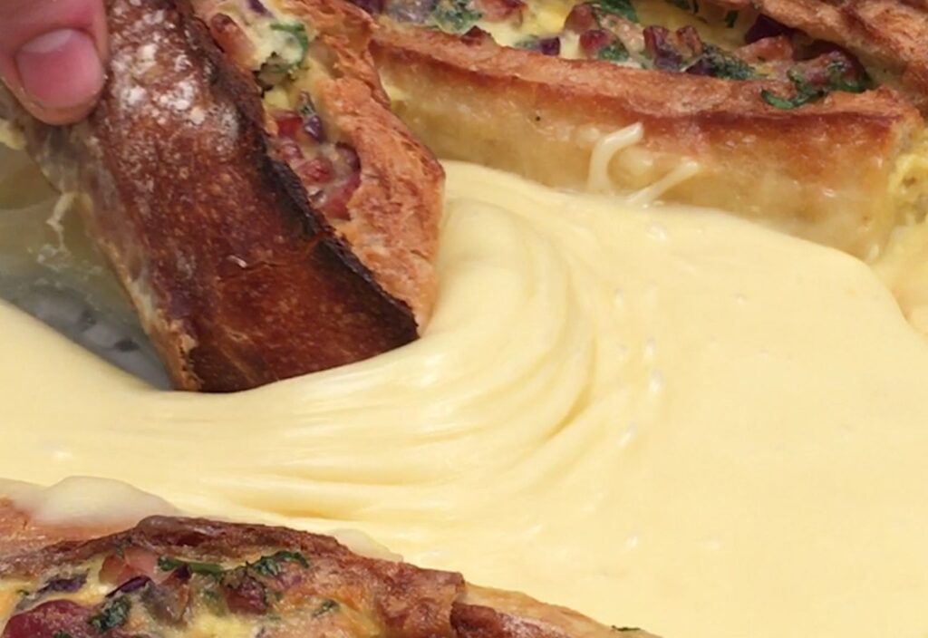 Baguette + Quiche = Baguettiche!
