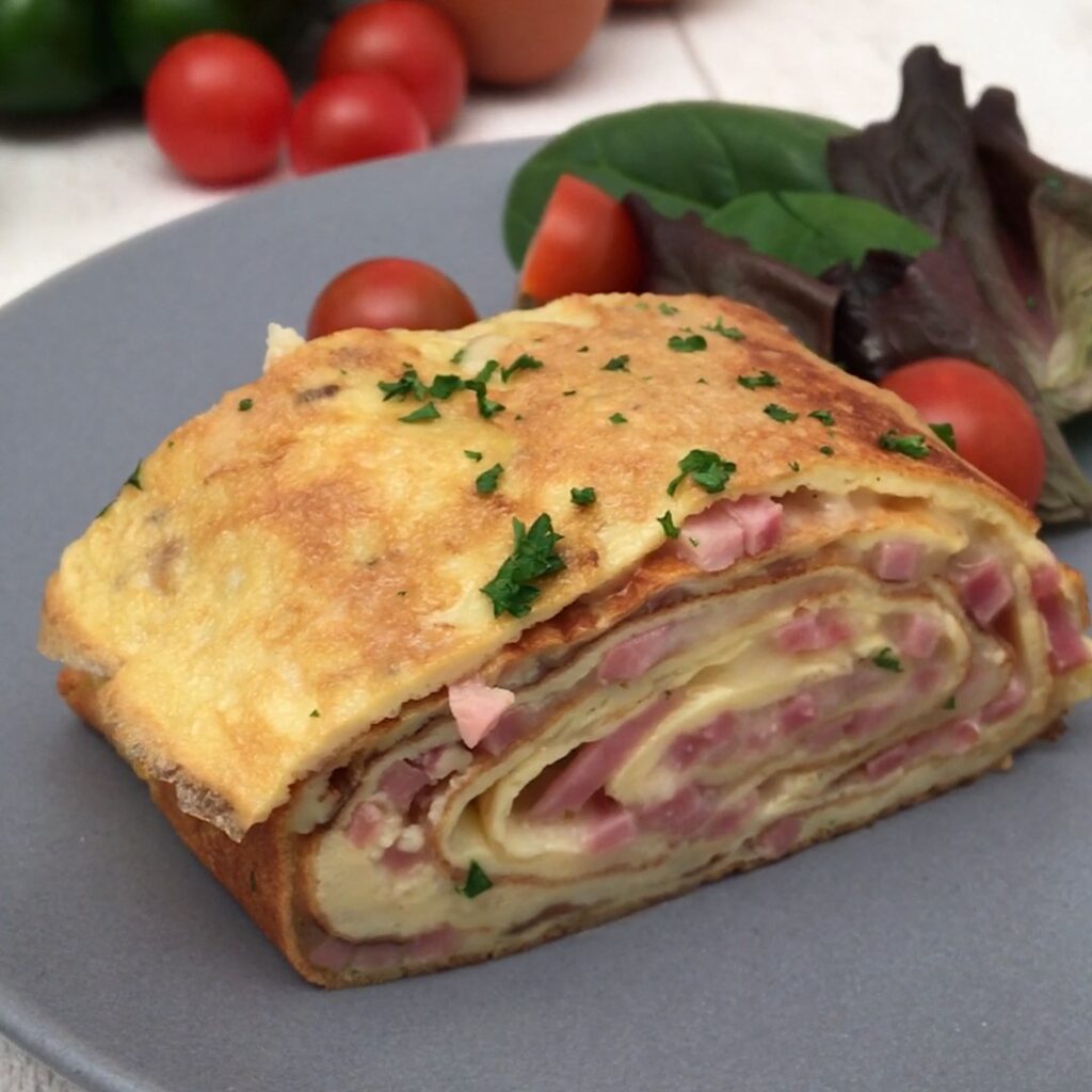 Omelette roulée