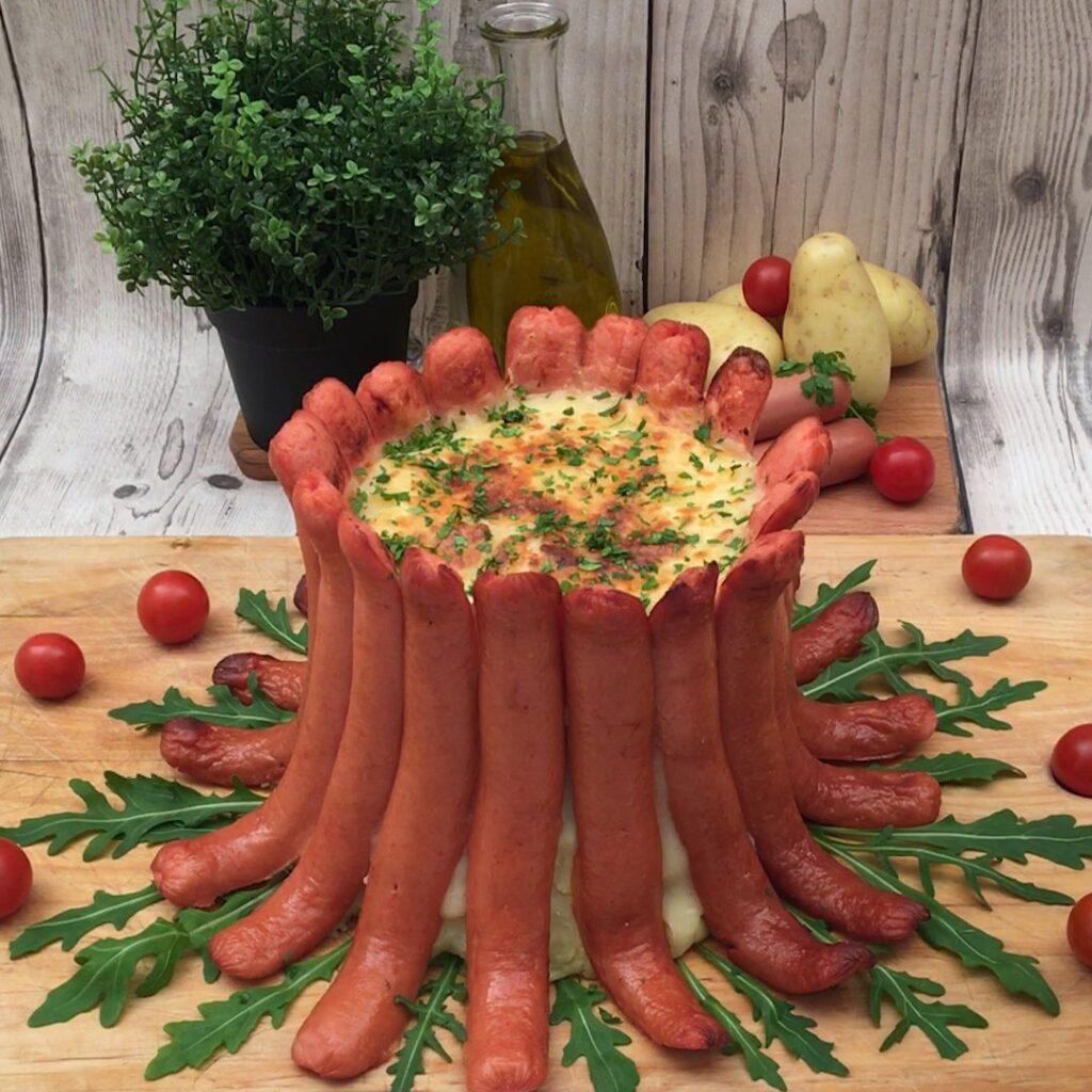 La saucisse purée royale