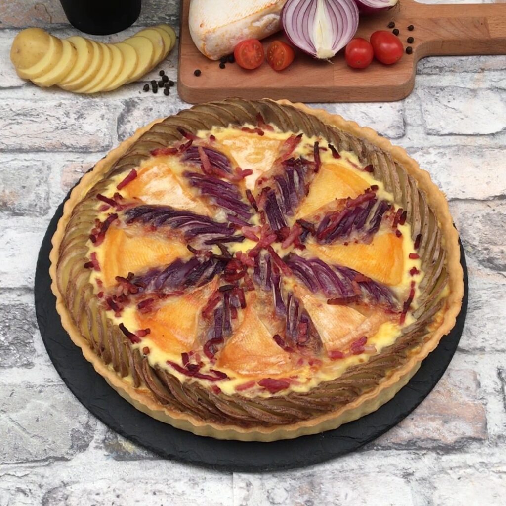 Tarte rose de vents