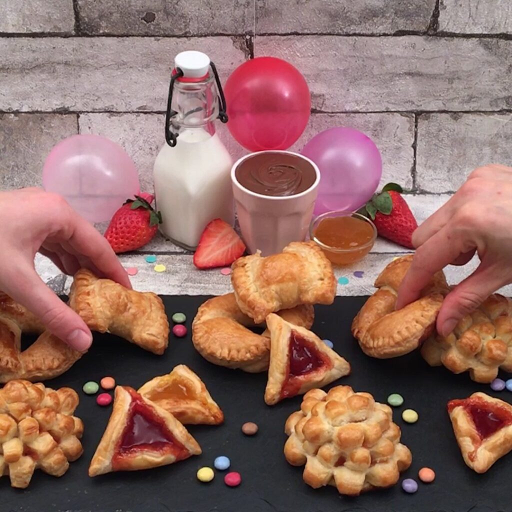 Mini feuilletés sucrés