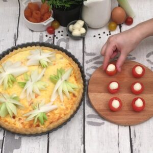 Quiche estrelada
